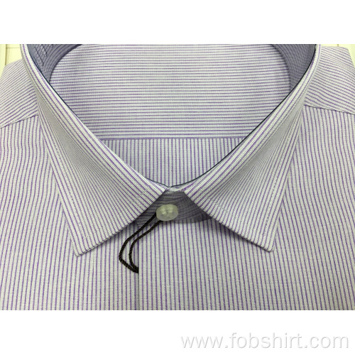 China Cotton Stripes Business Shirt Supplier